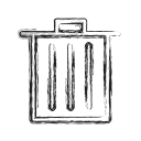 bin, productivity, shape, social, trash svg vector icon