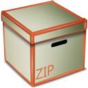 box, zip icon
