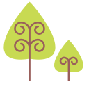 curly, nature, teardrop, tree svg vector icon