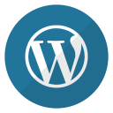 logo, website, wordpress svg vector icon
