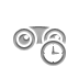 binoculars,clock icon