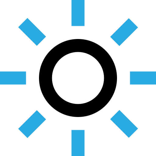 Brightness svg vector icon