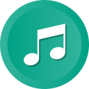 eighth, multimedia, music, note, player svg vector icon