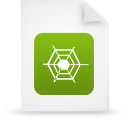 document, file, green, paper icon