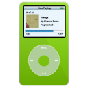 ipod,video,green icon