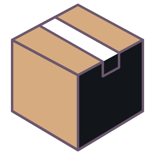 Carton svg vector icon