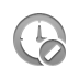 clock,cancel icon