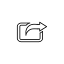 facebook, fb, post, share svg vector icon