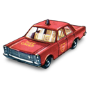 car, chief, fire icon