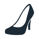 boot, clothes, footwhear, high heeled, lady svg vector icon
