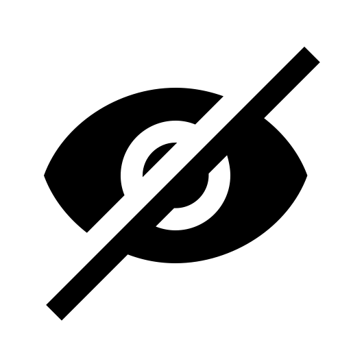 Hidden And Invisible svg vector icon