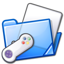 blue, controller, folder, game, games, gaming icon