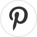 media, online, pinterest, social svg vector icon