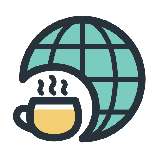 Color Coffee svg vector icon