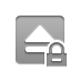 eject,lock icon