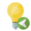 ligthbulb,left icon