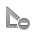 ruler,square,delete icon