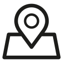 maker, map, place, pointer svg vector icon