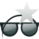 gwenview,sunglasses icon