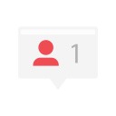 follow, one friend request, person, profile svg vector icon