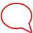 balloon, basic, red icon