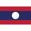 ensign, flag, laos, nation svg vector icon