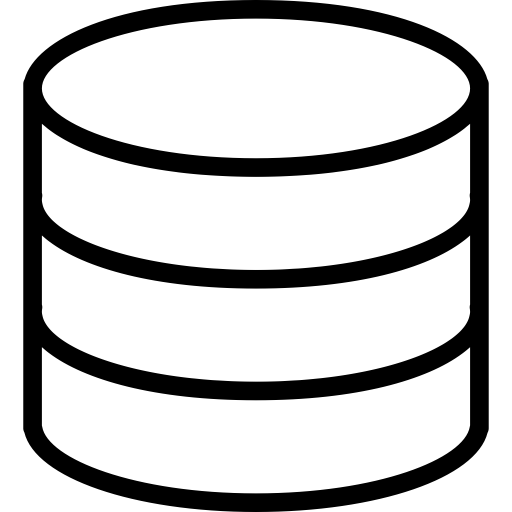 Database svg vector icon
