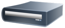 bleu, lecteur icon