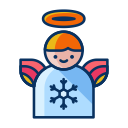 angel, christmas, decorate, decoration, wings, winter svg vector icon