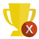 trophy,cross icon