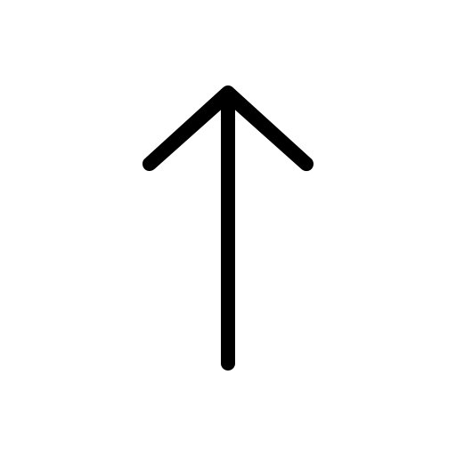 Ios Arrow Thin Up svg vector icon