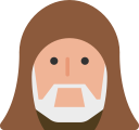 jedi, kenobi, obiwan, star wars svg vector icon