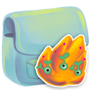 burn, folder icon