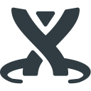 confluence, logo, media, social svg vector icon