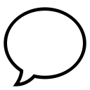 bubble, speech svg vector icon