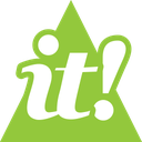 media, scoopit, social, triangle icon