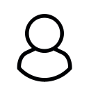 account, man, person, profile, user svg vector icon