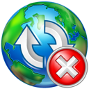 close, upload, world icon