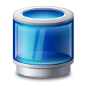 blue, recycle bin, trash icon