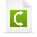 document, file, green, paper icon