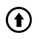 arrow, up, upload icon