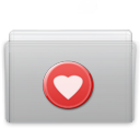 folder,favorite,graphite icon