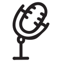 audio, conference, mic, microphone, record, sound, voice svg vector icon