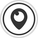 logo, media, online, periscope, social svg vector icon