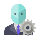 admin,gear icon