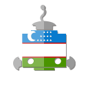 bot, flag, robot, telegram, ub, uzbekistan svg vector icon