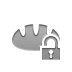 bread,lock,open icon