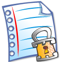 file,locked,paper,document,lock,security icon
