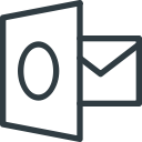 brand, brands, logo, logos, outlook svg vector icon