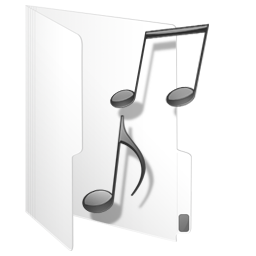 dossier,musique icon